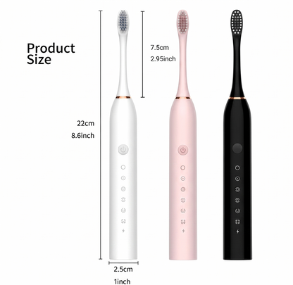 Electric Sonic Toothbrush for Adults & Kids