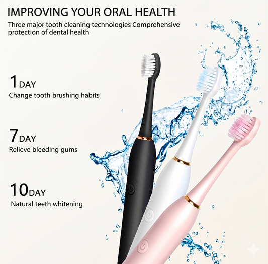 Electric Sonic Toothbrush for Adults & Kids