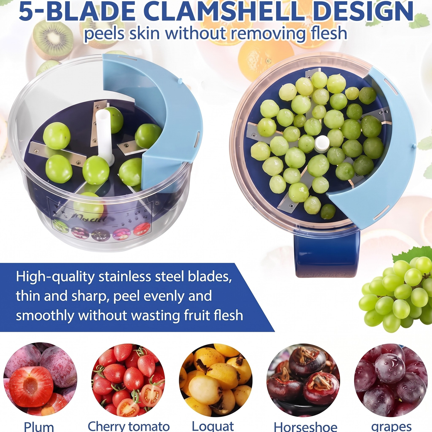 Electric Automatic Fruit Peeler – Rechargeable