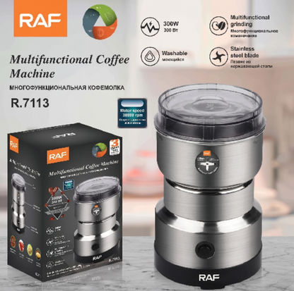 RAF Mini Electric Grinder – One-Touch, Compact