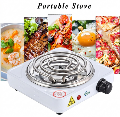 Electric Stove Hot Plate – 1000W Portable Burner