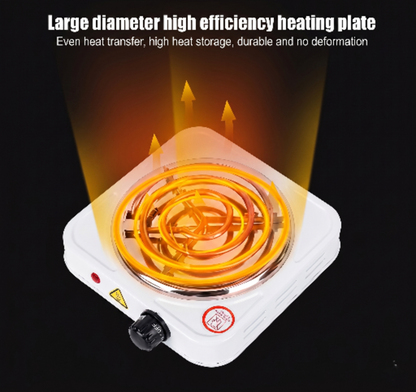 Electric Stove Hot Plate – 1000W Portable Burner