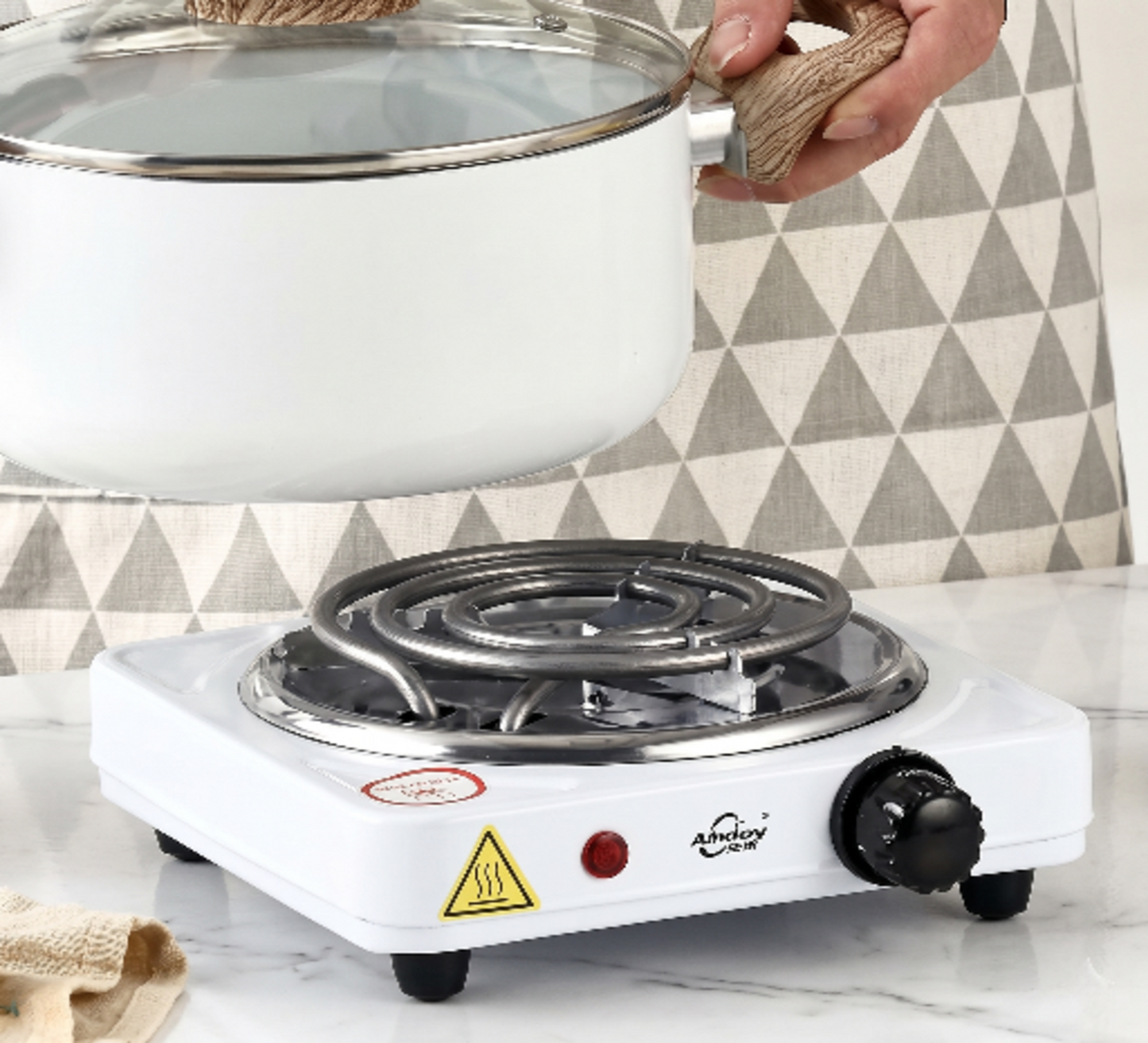 Electric Stove Hot Plate – 1000W Portable Burner