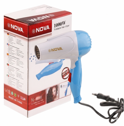 Foldable Hair Dryer – Compact, Ionic, Travel Ready