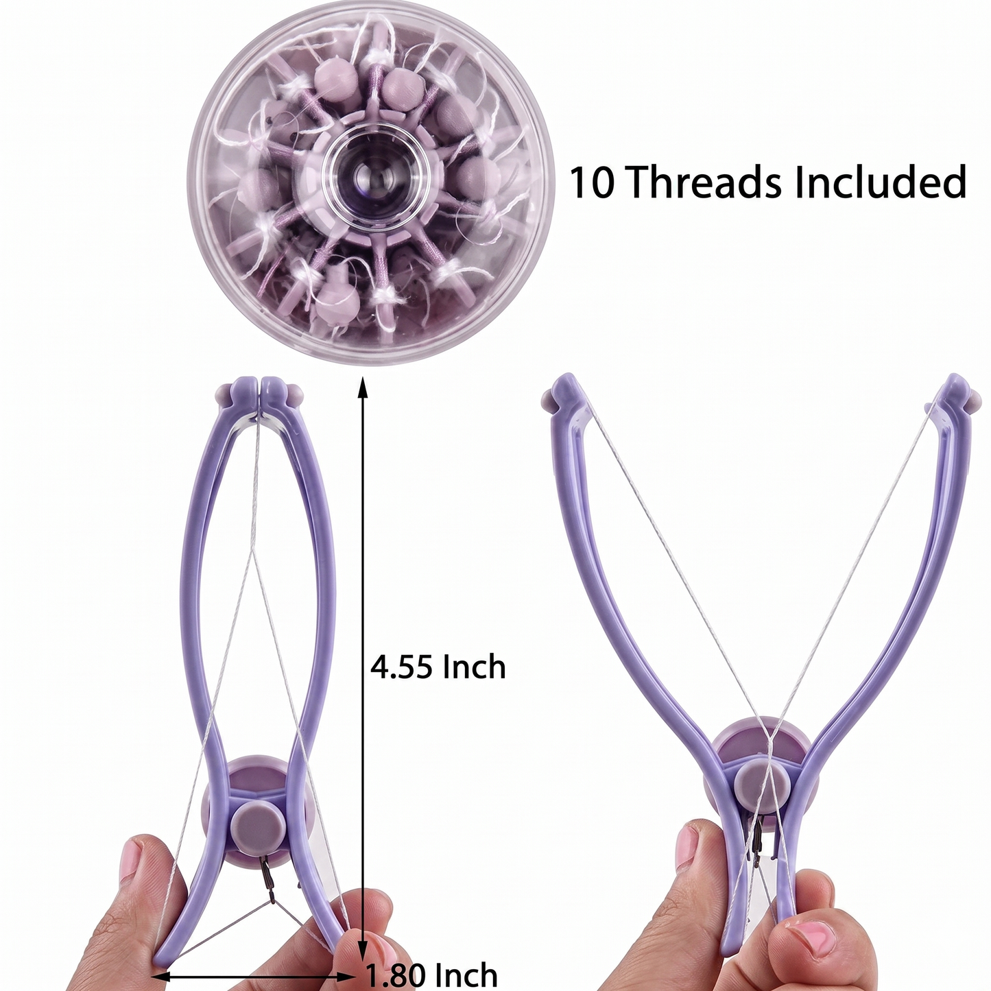 Facial Hair Removal Spring Threading Tool