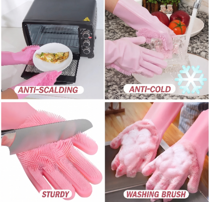 Dishwashing Gloves – Reusable, Non-Slip Grip