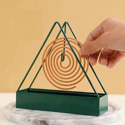 Mosquito Coil Stand – Fireproof, Ash Catcher Tray