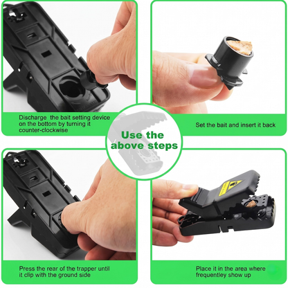 Big Rat Trap – Reusable, Washable, Strong Spring
