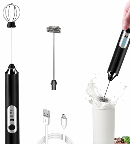 Electric Milk Frother – Handheld Foam Maker