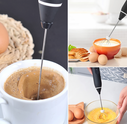 Electric Milk Frother – Handheld Foam Maker