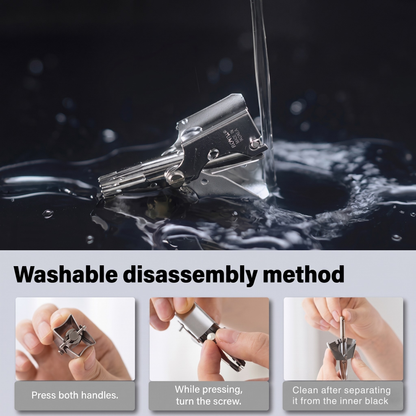 Manual Nose Hair Trimmer – Twist-to-Trim, No Battery