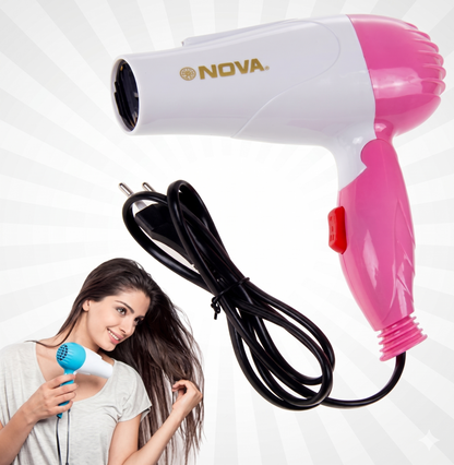 Foldable Hair Dryer – Compact, Ionic, Travel Ready