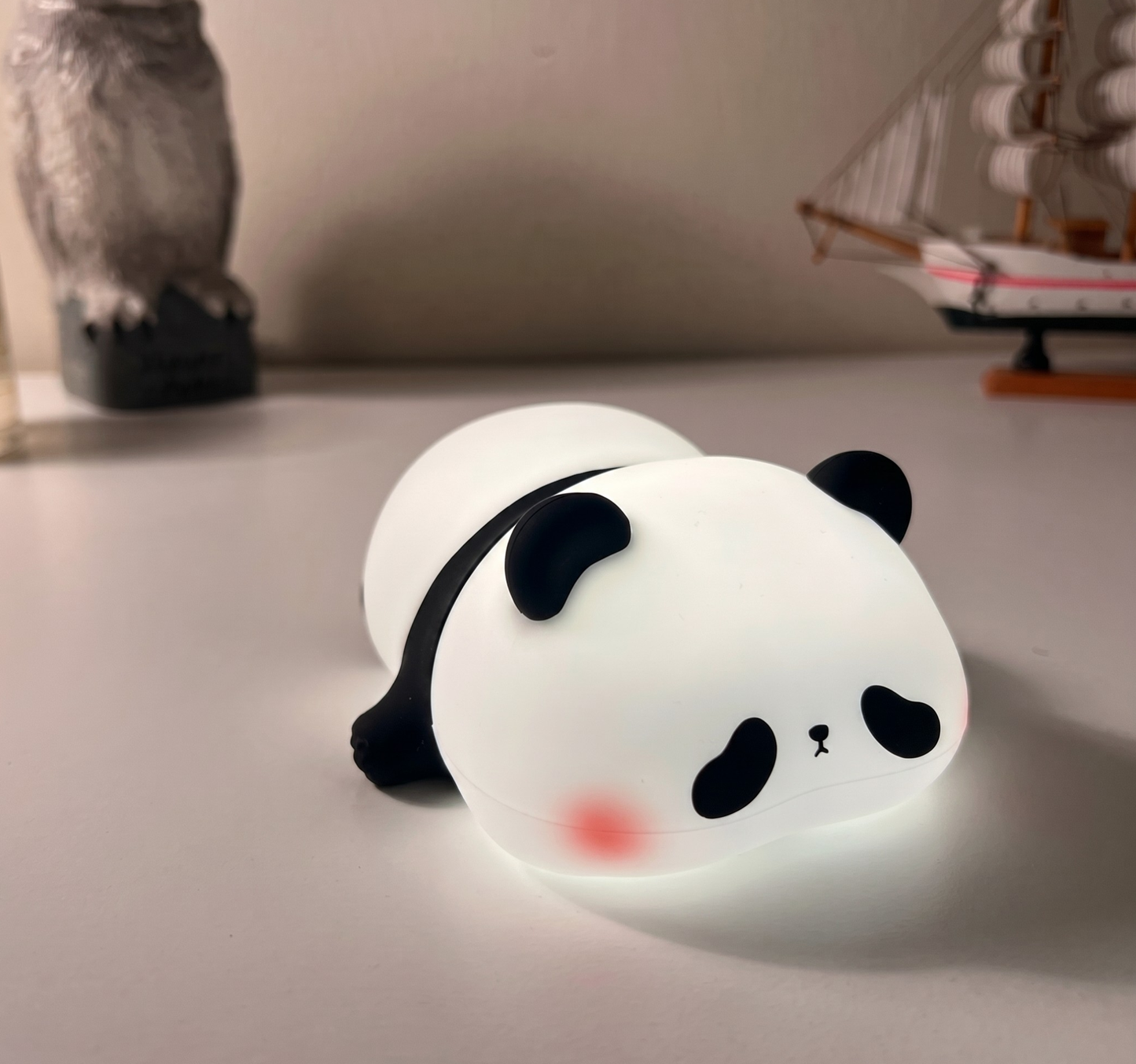 Panda Night Light for Kids – Squishy, Rechargeable