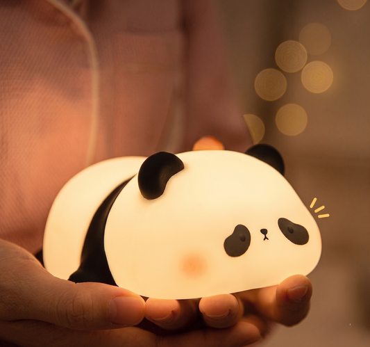 Panda Night Light for Kids – Squishy, Rechargeable