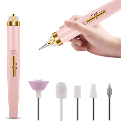 Cordless Rechargeable Nail Drill with LCD Display