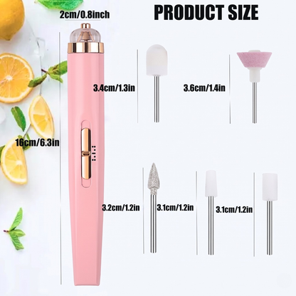 Cordless Rechargeable Nail Drill with LCD Display