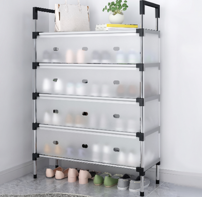 Dustproof Shoe Organizer Rack – Multi-Tier