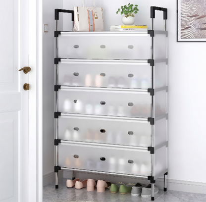 Dustproof Shoe Organizer Rack – Multi-Tier