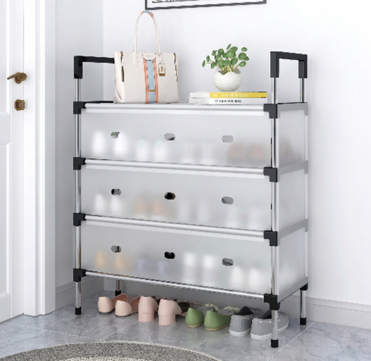 Dustproof Shoe Organizer Rack – Multi-Tier