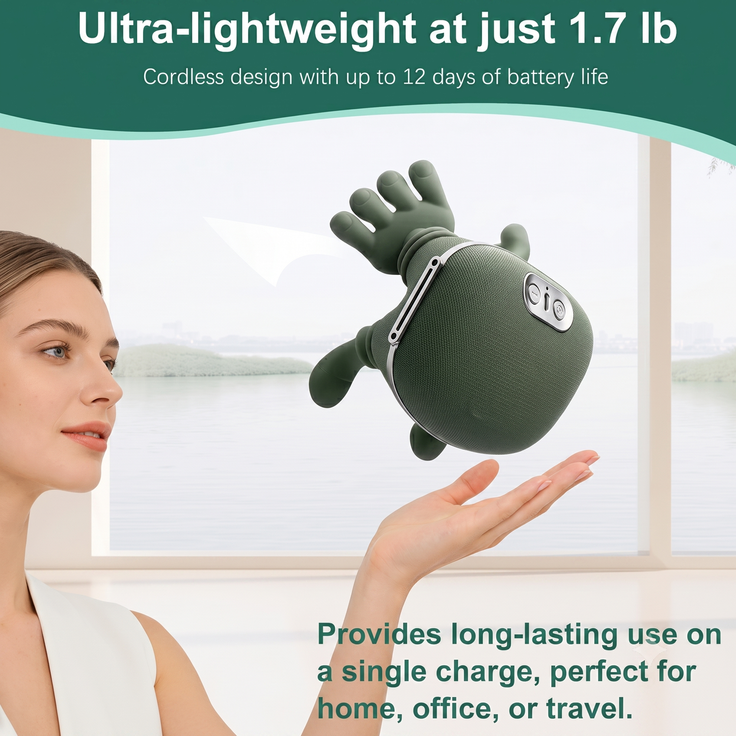 Trapezius Neck & Shoulder Massager with Heat