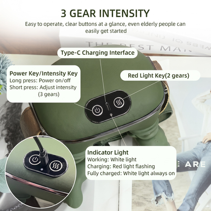 Trapezius Neck & Shoulder Massager with Heat