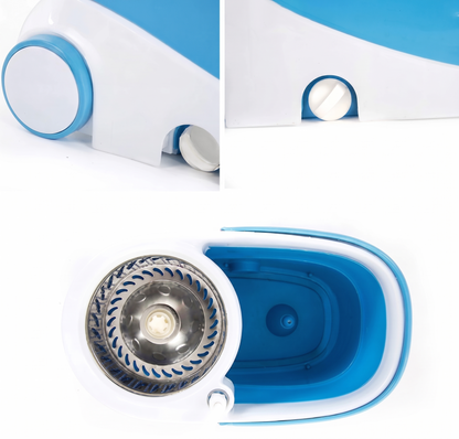 Spin Mop and Bucket Set – 360° Self-Wringing