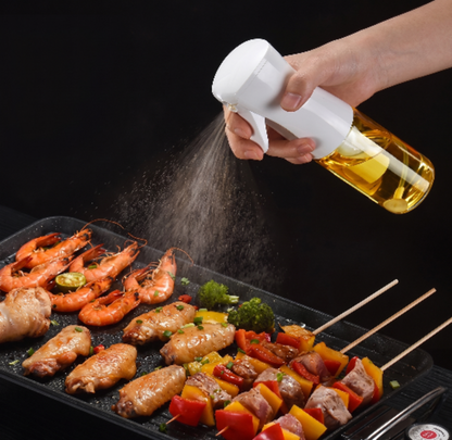 200ml Oil Spray Bottle – 2-in-1 Sprayer & Dispenser