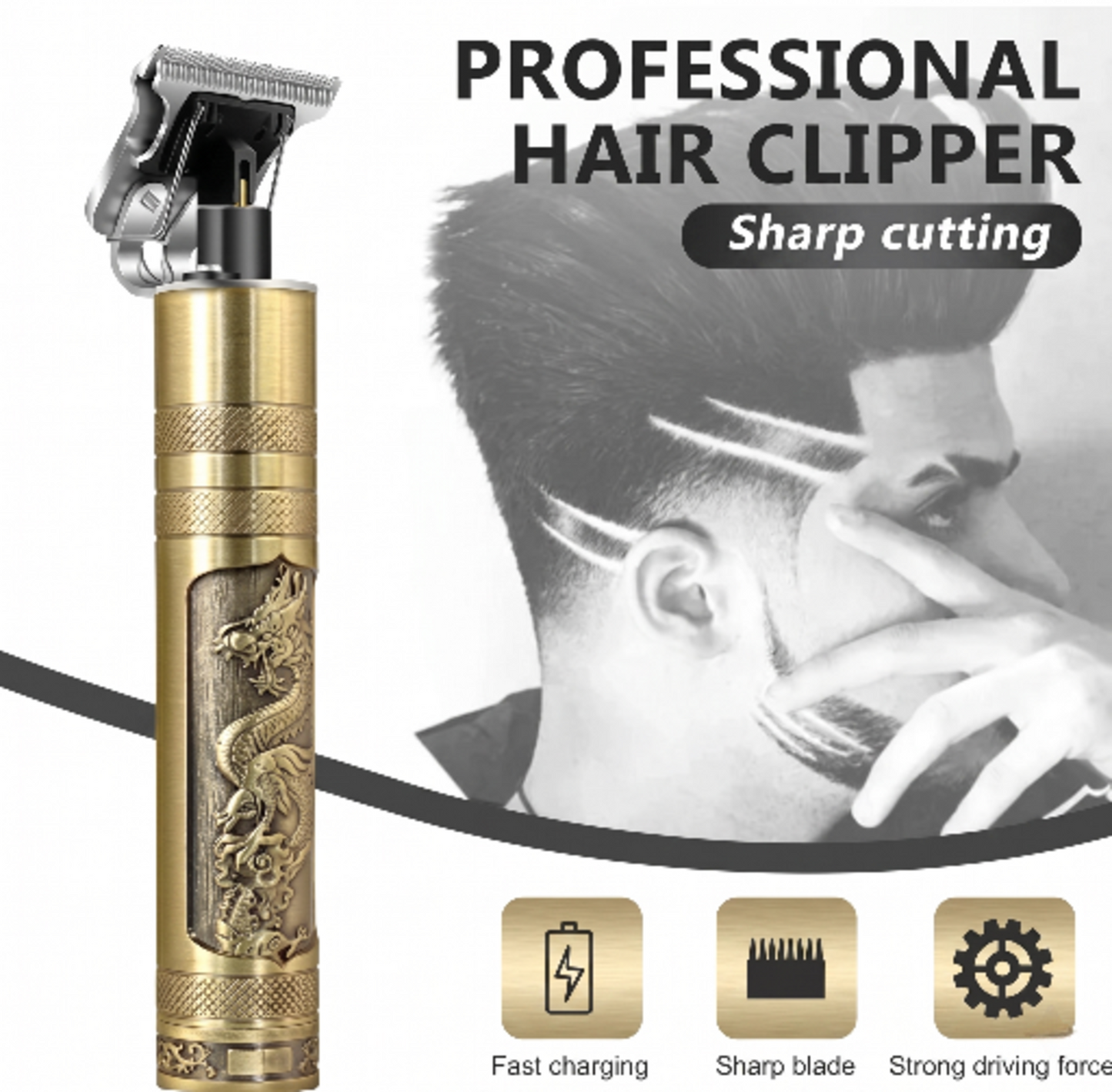 T9 Dragon Style Hair Trimmer for Men