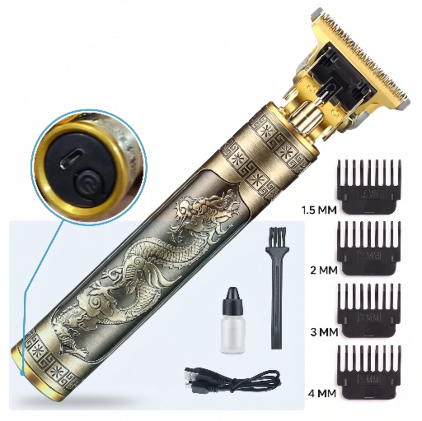 T9 Dragon Style Hair Trimmer for Men