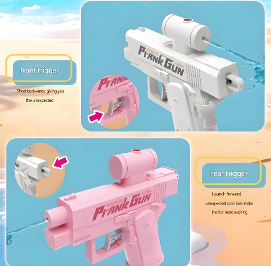 Prank Reverse Water Gun – Self-Soaking Squirt Toy