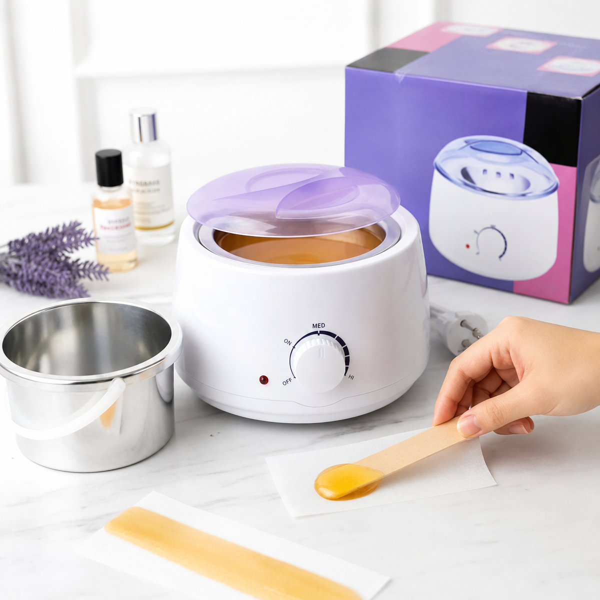 Pro Wax 100 Wax Heater – With Beans, Sticks & Spatula