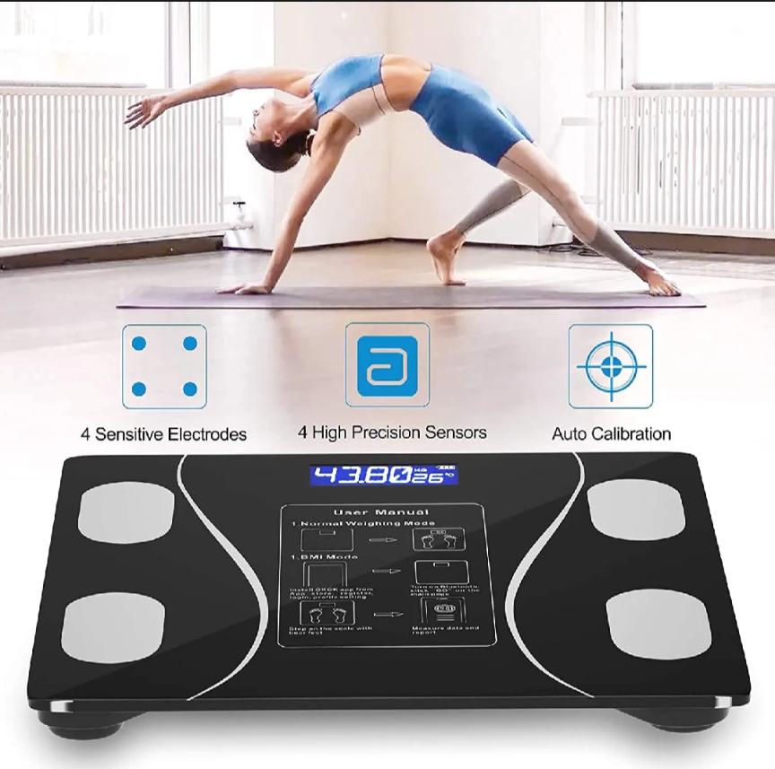 Smart Bluetooth Weight Scale – Digital, BMI