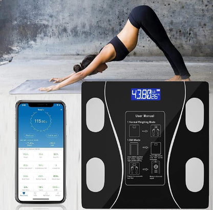 Smart Bluetooth Weight Scale – Digital, BMI